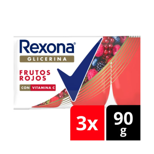 REXONA JAB GLIC F/ROJ 3X 90GR