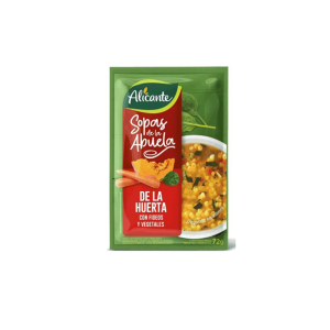 SOPA CLARA FIDEOS CON VERDURAS X 72 G