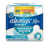 ALWAYS LINERS LOC RESP    X40