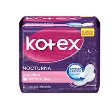 KOTEX TOFE NOCT C/A       X 8
