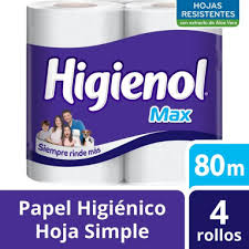 HIGIENOL PAP HIG MAX A80X4/10