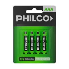 PHILCO PILAS ALC. AAA  X4