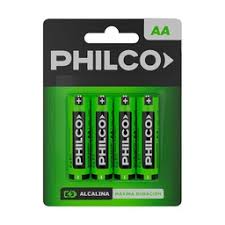 PHILCO PILAS ALC. AA  X4